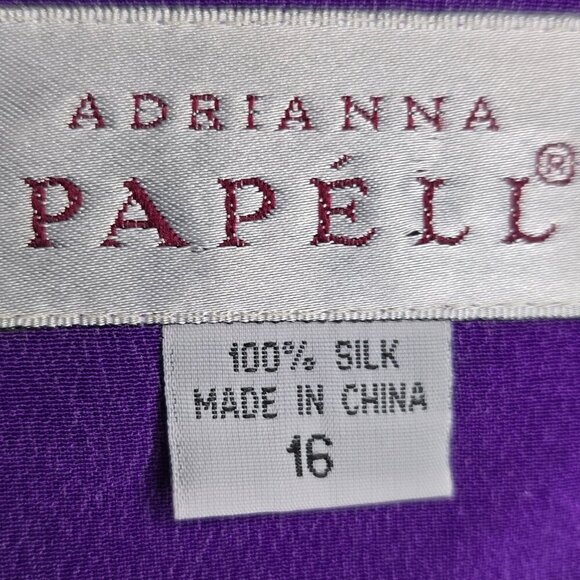 Adrianna Papell Silk Tunic and Skirt Dress Suit - Picture 4 of 11